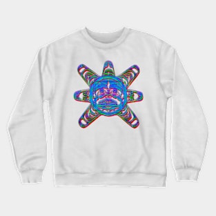 The Sun God of the aztec empire Crewneck Sweatshirt